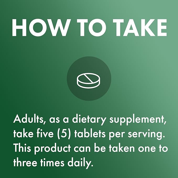 Dr. Mercola, Fermented Chlorella, 90 Servings (450 Tablets), non GMO, Soy-Free, Gluten Free