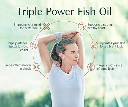 ALGAECAL Free Omega-3 Home Test Kit: Easy at-Home Testing with Lab-Verified Results Triple Power: 1200mg EPA & DHA Omega-3s Fish Oil Supplement, Mango Flavor, Burp-Less, Sugar-Free