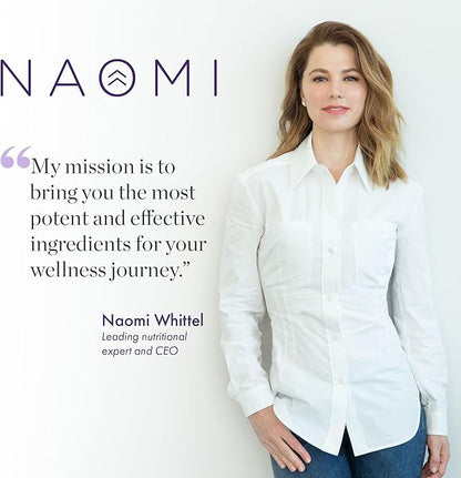 NAOMI Magnesium Glycinate - Bioactive Fully Reacted Premium High Absorption - Supports Muscle, Nerve, & Heart Health - Chelamax Magnesium Bisglycinate - 90 Capsules, 45 Day Supply