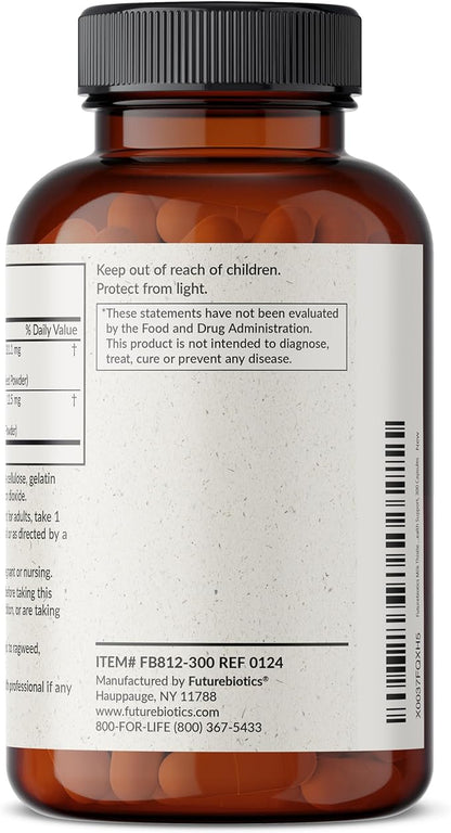 Futurebiotics Milk Thistle Silymarin Marianum & Dandelion Root Liver Health Support, Antioxidant Support, Detox, 300 Capsules