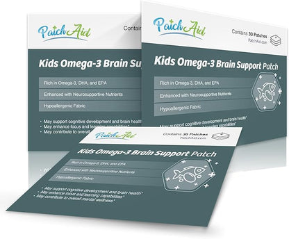 Kids Omega-3 Topical Patch by PatchAid 30-Day Supply