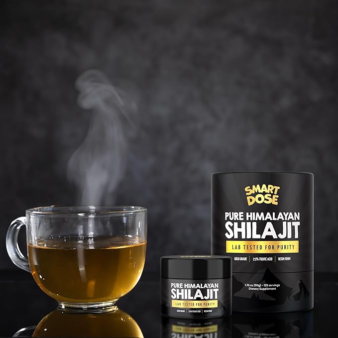 Pure Himalayan Shilajit Resin - Over 85% Fulvic Acid & Large Jar w/ 125 Servings - Probably The Purest Shilajit on The Market - US Lab Tested for Authentic Himalayan (Large Jar, Himalayan Shilajit)