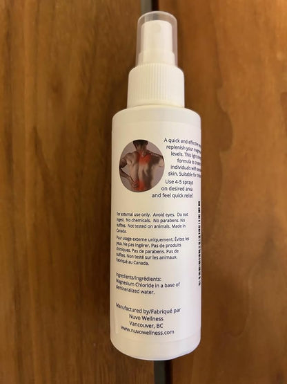 Magnesium Oil Spray Light Strength - Unscented - for Sensitive Skin and Children - Huile de Magnésium - Product of Canada 100 ml…