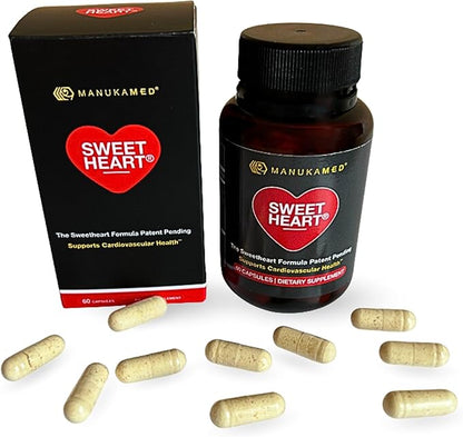 SWEETHEART Supports natural healthy heart 100% Natural Dietary Supplement 60 Capsules
