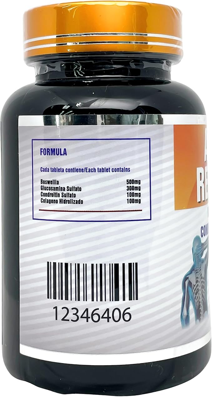 Artritis Y Reumatismo Boswellia Glucosamina Condroitin Colageno 60 Tablets