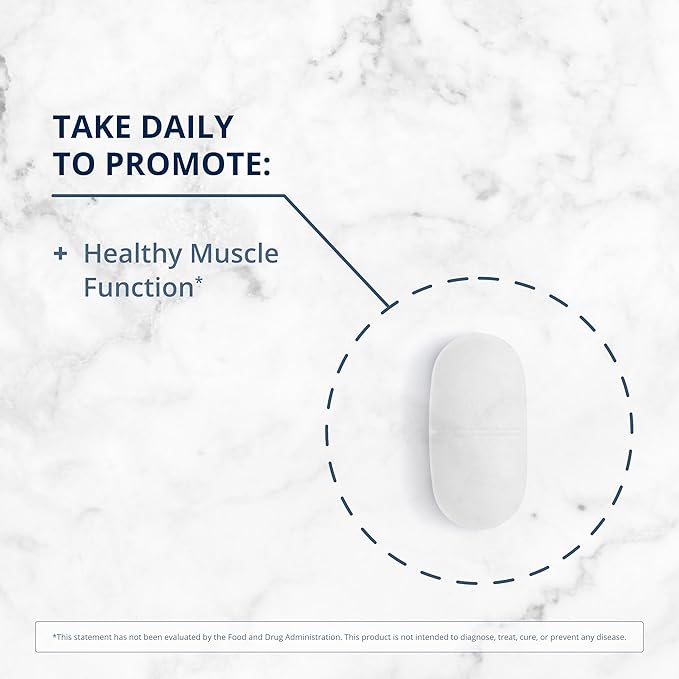 Metagenics Magnesium Citrate - 300 mg Magnesium & 60 mg Calcium (as Citrates) - Muscle & Bone Health Support* - Gluten-Free & Vegetarian - 120 Count