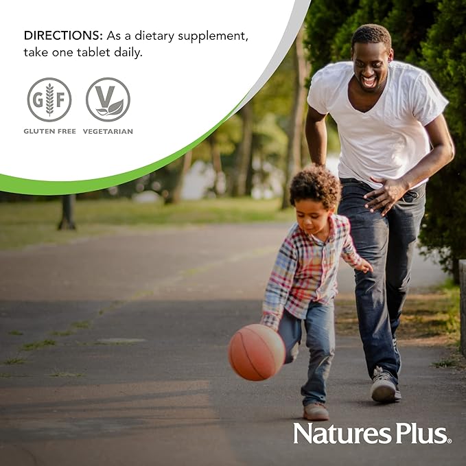 NaturesPlus Adult's Chewable - 60 Tablets, Exotic Red Berry Flavor - Multivitamin & Mineral - Vegetarian, Gluten Free - 60 Servings
