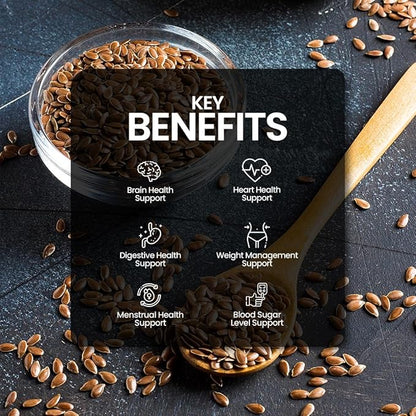 Dr. HERBALIST Flax Seeds 400g,Linum Usitatissimum,Alsi Seeds,Super Food, Essential Omega Fatty Acids, High in Plant-Based Protein, and Fiber, for Smoothies, Baking, for Easy Digestion and Absorption