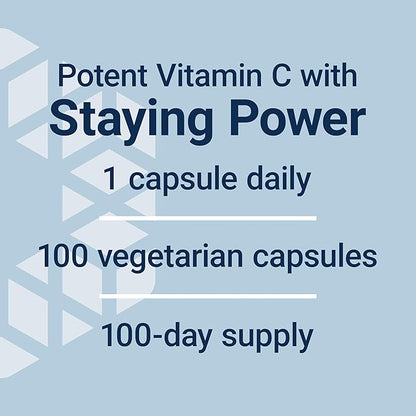 Life Extension Ascorbyl Palmitate 500mg – Fat-Soluble Vitamin C Supplement for Immune Support and Longevity – Water-Soluble Gluten-Free, Non-GMO, Vegetarian – 100 Capsules