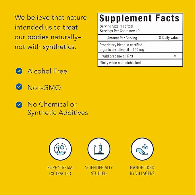 North American Herb & Spice Oreganol P73, Convenience Pack, 10 Count