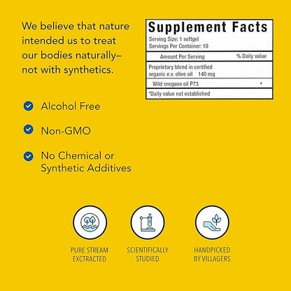 North American Herb & Spice Oreganol P73, Convenience Pack, 10 Count