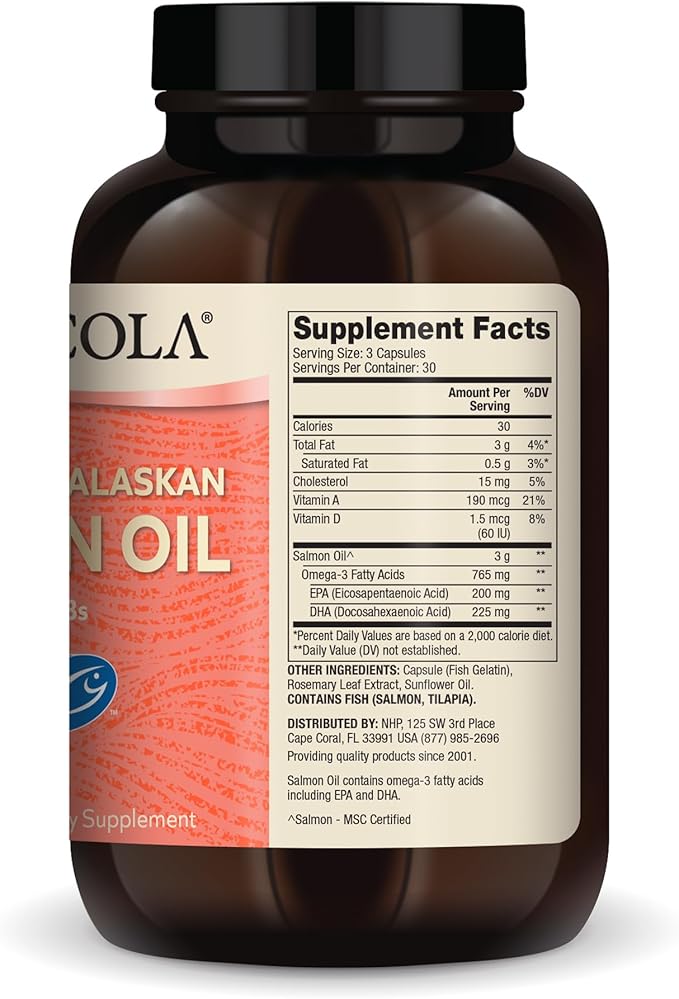 Dr. Mercola Wild Caught Alaskan Salmon Oil, 30 Servings (90 Capsules), Omega-3s, Dietary Supplement, Supports Healthy Brain & Cognitive Function, Non-GMO, MSC Certified