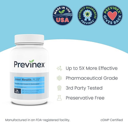Joint Support Supplement with Natural Eggshell Membrane, Glucosamine Chondroitin, Collagen, Hyaluronic Acid, and Boswellia for Joint Health, Flexibility, and Mobility - 4-Week Supply