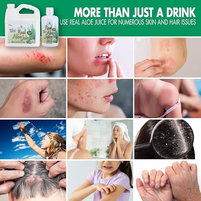 Miracle of Aloe Ultra Aloe Vera Juice, 1 Qt. 4 Pack, Whole Leaf, Pure, Filtered, Certified for Content and Purity (Gallon)