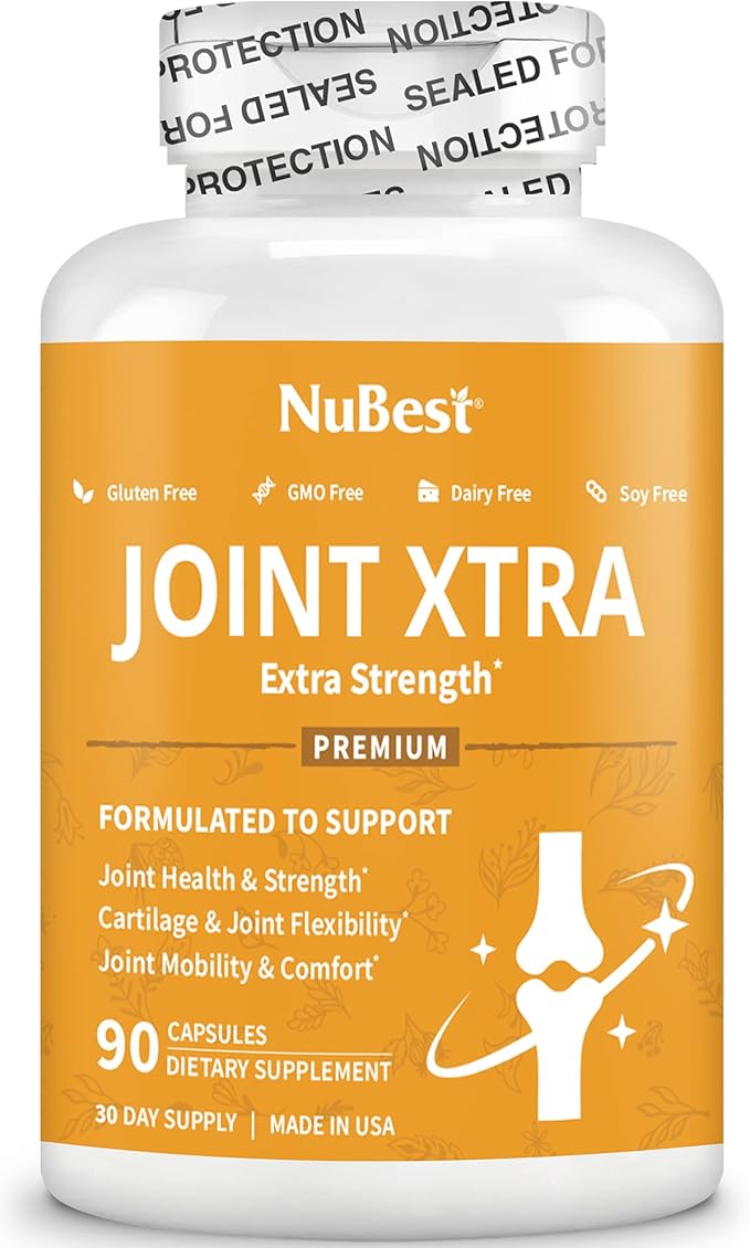 NuBest Joint Xtra - Joint Support Supplement - Joint Health Formula with Triple Joint Strength - Glucosamine, Chondroitin, Turmeric, MSM & Boswellia for Joint Health & Cartilage Health (Pack 2)