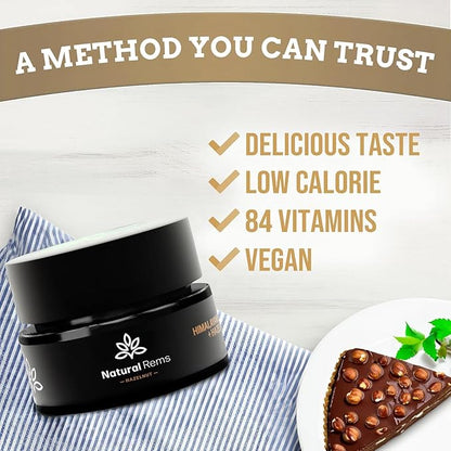 Hazelnut Flavored Organic Shilajit - Shilajit Pure Himalayan Organic - Pure Shilajit Fulvic Acid Supplement - Shilajit Energy and Focus Supplement - Holistic Health Supplements…