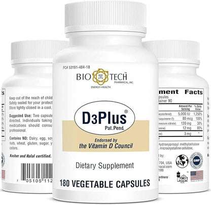 Bio-Tech Pharmacal D3 Plus (180 Count)