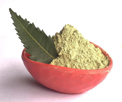 Neem Leaves Powder Certified Organic Non GMO No Added Preservatives or Additives Azadirachta Indica Powder (114 Gram)