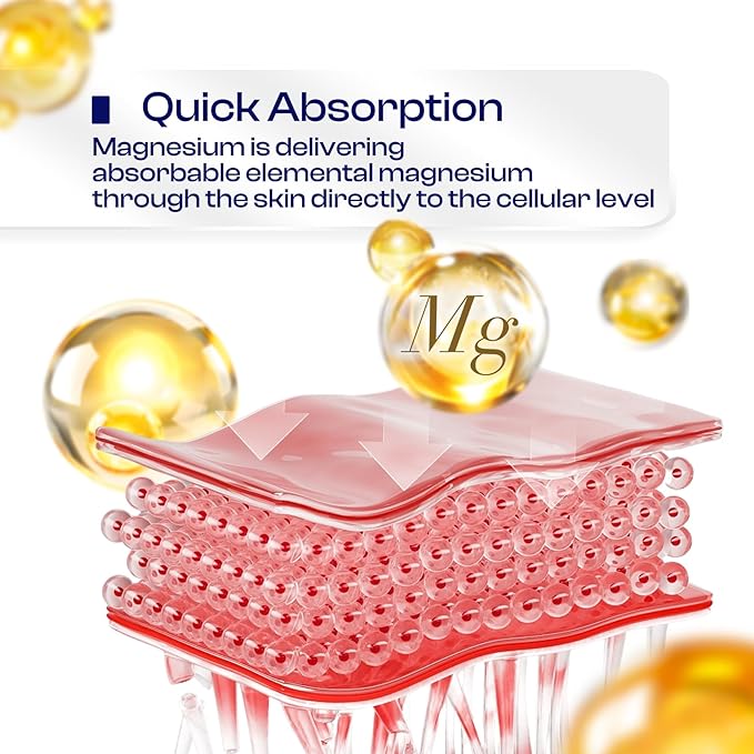 Magnesium Oil Spray: 2 Fl Oz Pure Magnesium Oil Spray for Feet Replenish Magnesium Easy to Absorb Suitable for All Skin Types