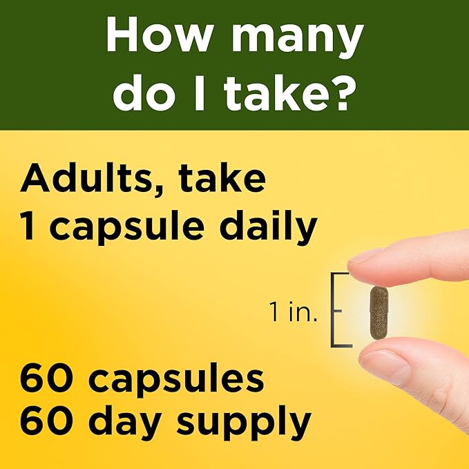 Nature Made Ashwagandha Capsules 125mg for Stress Support, 60 Capsules, 60 Day Supply