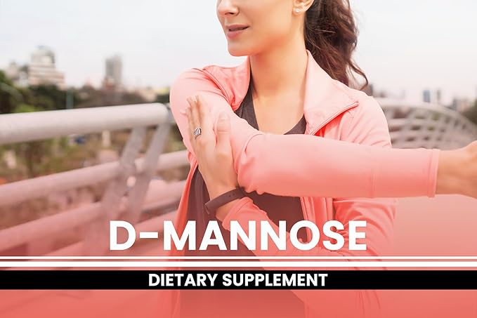 PURE ORIGINAL INGREDIENTS D-Mannose (365 Capsules) No Magnesium Or Rice Fillers, Always Pure, Lab Verified
