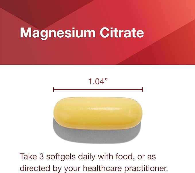 PROTOCOL FOR LIFE BALANCE Magnesium Citrate Plus Glycinate & Malate - Support Heart Health & Bone Formation - Bioavailable Dietary Supplement - Halal - 180 Softgels