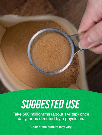 BulkSupplements.com Organic Ginkgo Biloba Powder - Ginkgo Biloba Supplements, Ginkgo Biloba Organic - from Ginkgo Biloba Leaf, Vegan - 500mg per Serving, 1kg (2.2 lbs) (Pack of 1)