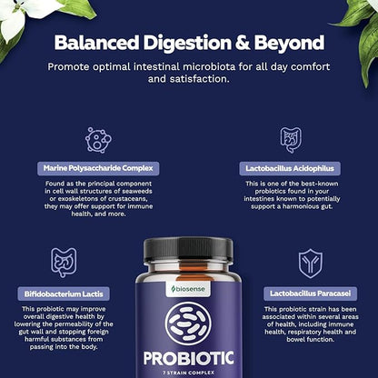Colon Health Probiotic and Prebiotic Capsules - Gut Health Prebiotics and Probiotics for Women and Men for Digestive Support and Bloat Support - Daily Probiotic Prebiotic Weight Loss Supplement Pills