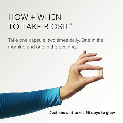 Biosil Collagen Generator - 120 Original Capsules - with Patented ch-OSA Complex - Generates & Protects Your Own Collagen - GMO Free - 60-Day Supply