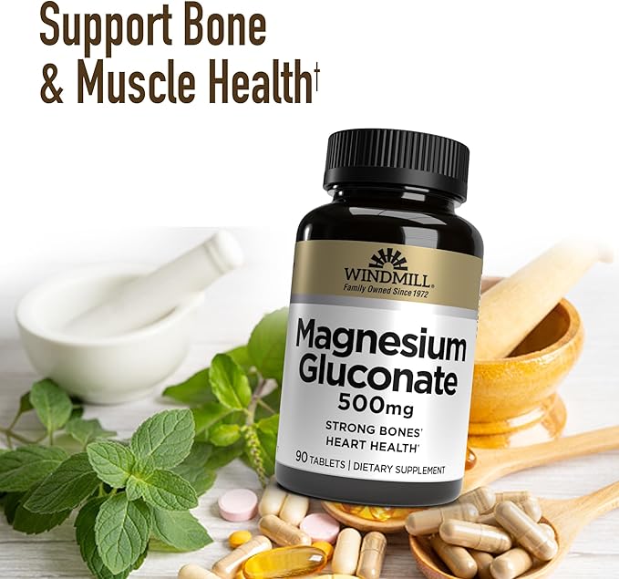 Magnesium Gluconate 500 Mg 90 Tb - From Windmill