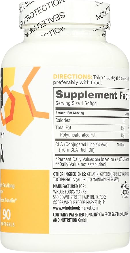 365 by Whole Foods Market, Tonalin CLA, 90 Count
