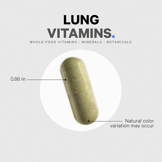 Codeage Lungs Vitamins, A, C, D, E, B6, Milk Thistle Lung Supplement, Zinc & Magnesium, Cordyceps, Reishi, Chaga, Poria, Tylophora, Ginger, Peppermint Leaf Organic Herb Cleanse - Non-GMO - 90 Capsules