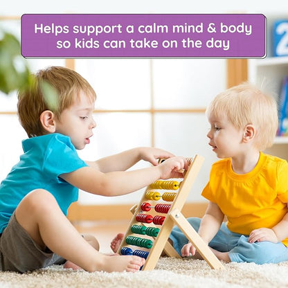 Magnesium Gummies for Kids - Magnesium Glycinate, Citrate, Prebiotic, Zinc - Kids & Adults Magnesium Complex Calm Gummies for Nerve Bone & Muscle Health for Kids Wellness, Vegan Grape Flavor 60 Count