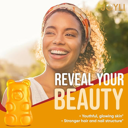 Joyli Superfruit Gummies - Sugar-Free Fruit Multivitamin Gummies for Adults - Natural Gummy Vitamins for Women & Men with Goji, Elderberry, Vitamins A, C, D & E - Supports Immunity, Digestion & Energy