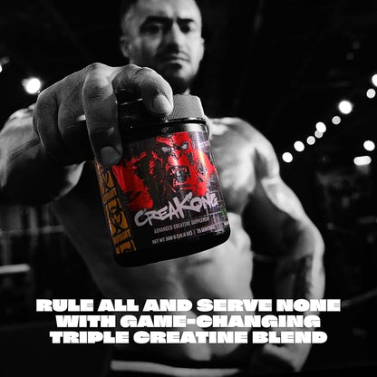 Mutant CREAKONG – Advanced Creatine Supplement with Triple Creatine Blend for Muscle Strength, Size & Performance – Unflavoured, Banned Substance Tested – 300g (75 Servings)