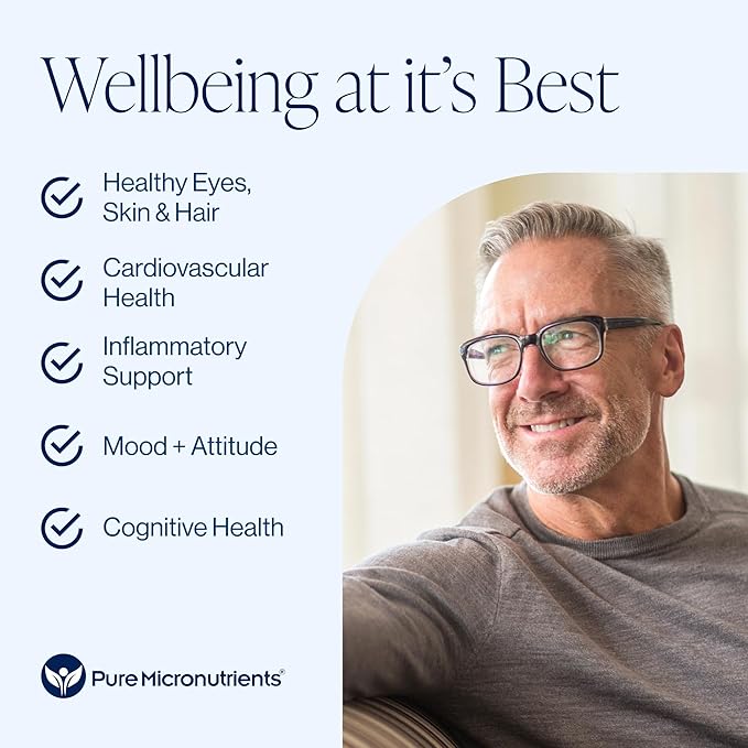 Pure Micronutrients - Omega 3 Fish Oil Supplement, EPA/DHA Fatty Acids, Burpless Fish Oil Supplements with Lemon - Heart, Eye, Brain & Immune Support - 120 Softgels