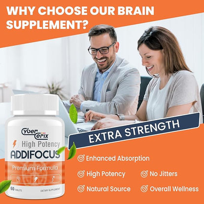 17-in-1 Brain Supplements for Memory and Focus - Nootropic Formula for Concentration, Clarity, Energy & Focus - Natural Caffeine Blend with Vitamins, Amino Acids & Herbal Extracts - 120 Tablets