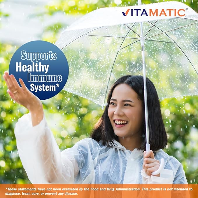 Vitamatic Zinc 50mg as Zinc Gluconate - Immunity Boosting Supplement 120 Tablets