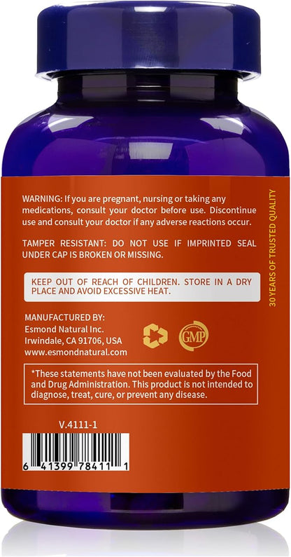 (8 Pack) Esmond Natural: Vitamin C 1000mg with Acerola Cherry (Supports Immune System, Energy Levels, Skin Vitality), GMP, Natural Product Assn Certified, Made in USA - 1000mg, 480 Tablets