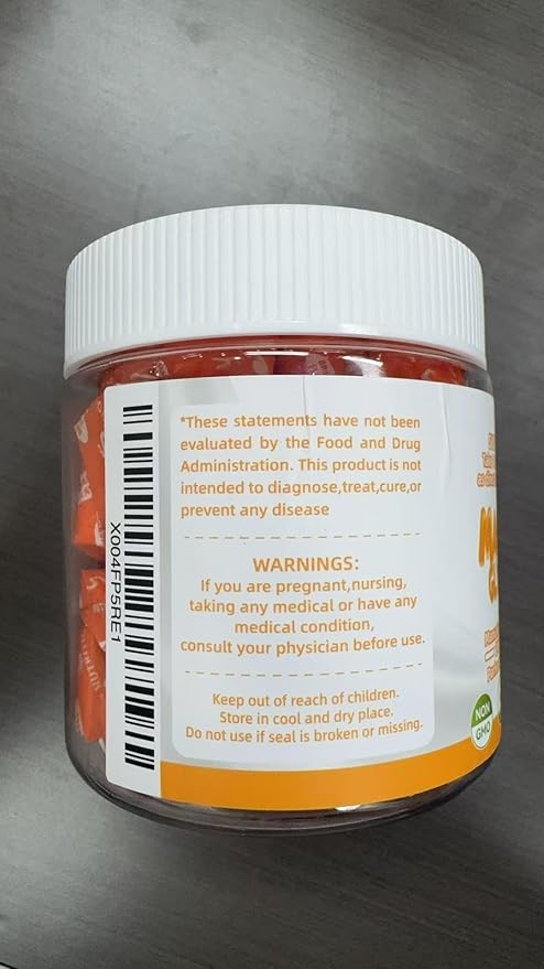 Magnesium Glycinate Soft Chews, Orange Flavor.Chewable Sugar Free Potassium Magnesium Chews with Magnesium Glycinate, Vitamin D, B6, and CoQ10 for Calm Support & Sleep for Adults, 60 Days Supply
