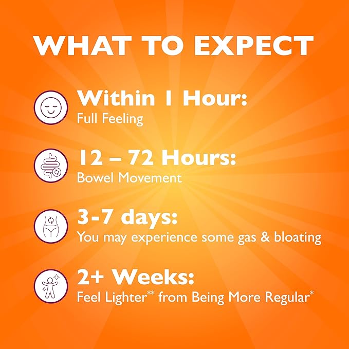Metamucil 4 in 1 Daily Fiber Supplement Powder, Fiber Powder for Digestive Health and Regularity*, Sugar-Free, Orange, Naturally Sourced Psyllium Fiber, 180 teaspoons