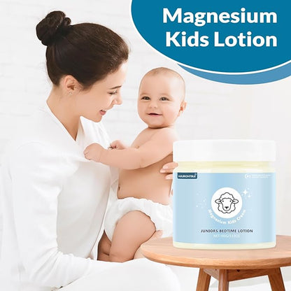 Magnesium Lotion for Kids - Magnesium Lotion for Sleep - Soothing Relief & Relaxation - Topical Magnesium Cream Helps Kids Stay Calm at Bedtime and During The Night - Without Melatonin（3.53 oz）