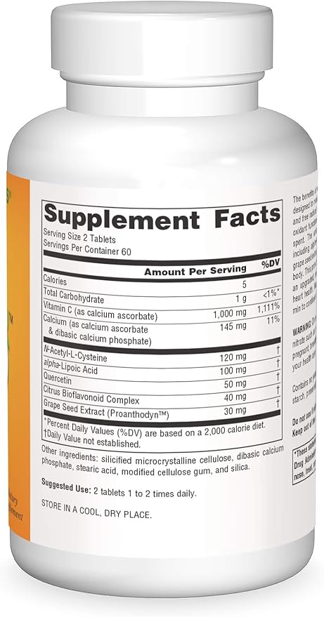 Source Naturals Systemic C, 500mg - 120 Tablets