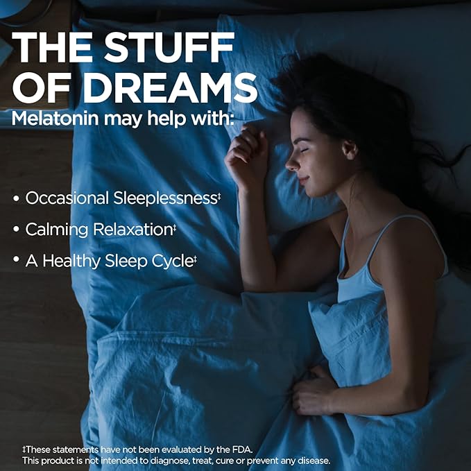 KAL Melatonin 3mg Sustained Release Sleep Aid, Melatonin Supplement Supports Healthy Relaxation, a Calm Feeling and a Proper Sleep Cycle, w/Added Vitamin B6, Vegan, Gluten Free, 120 Serv, 120 Tablets
