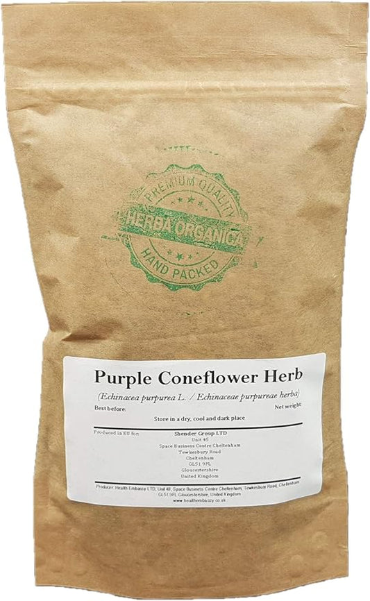 Herba Organica Purple Coneflower Herb - Echinacea purpurea L - Herbal Tea (100g)
