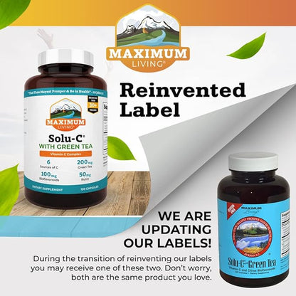 Solu-C with Green Tea, 120 Capsules