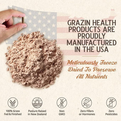 Grass Fed Bovine Testes Man Power Capsules (30 Day Supply)