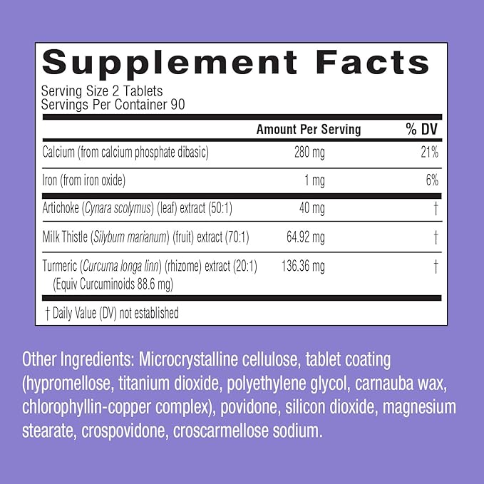 Swisse Milk Thistle Liver Cleanse Detox & Repair | Liver Detox & Liver Support | Milk Thistle + Turmeric + Artichoke Extract | Dose for Your Liver | 180 Liver Pills