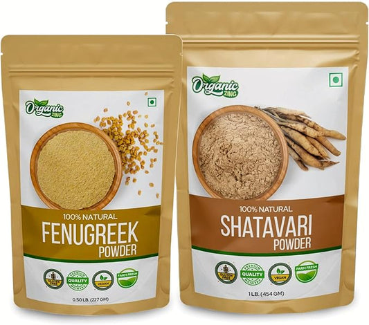Shatavari- 454g & Fenugreek Powder- 227g