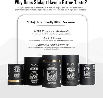 Pure Himalayan Shilajit Resin (30g)| 85+ Trace Minerals,75%+ Fulvic Acid| High Potency Gold Grade for Men & Women| Energy,Stamina & Immunity Booster| Lab Tested| 75 Servings| Vegan| Gluten-Free,400mg